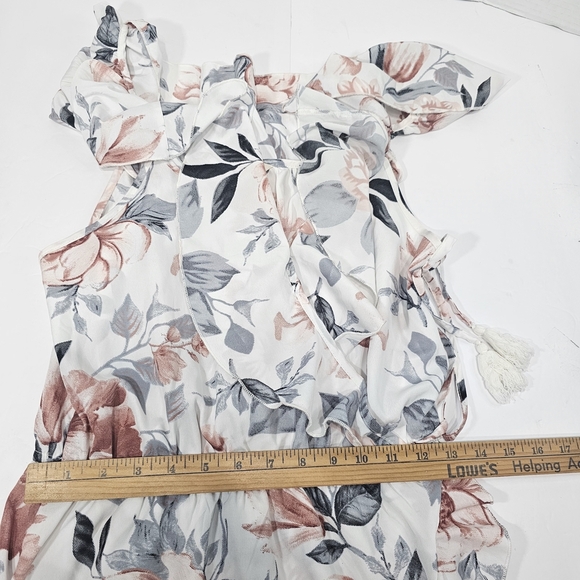 Floral Off-Shoulder Maxi Dress - Picture 10 of 12